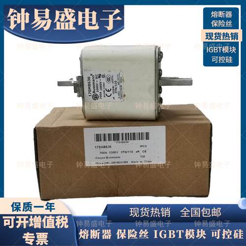 EATON巴斯曼BUSSMANN熔断器170M8636 170M8637 170M8638 1000V