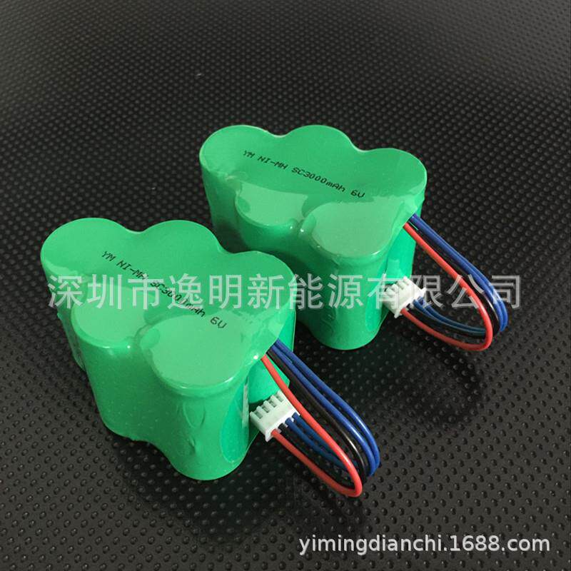 适用科沃斯地宝魅影叮机器人电池3号SC3000 6V扫地机机器人电池组