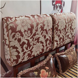 高档雪尼尔沙发布料面料欧式沙发套布加厚提花咖啡色深蓝色2.8米