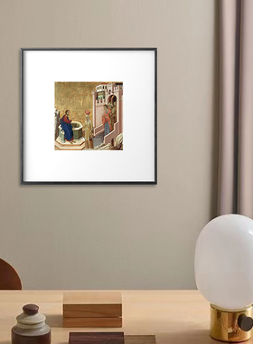 【多彩可爱】文艺复兴中世纪餐边柜中古复古装饰画客厅沙发墙挂画
