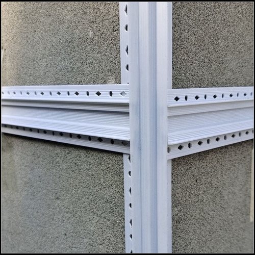 外墙分格条PVC线槽防开裂W阳角线条水包砂分隔条海棠角檐口滴水条