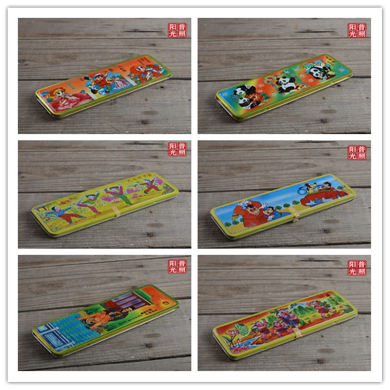 80年代 收藏怀旧 铅笔盒 铁皮铅笔盒 动画图案