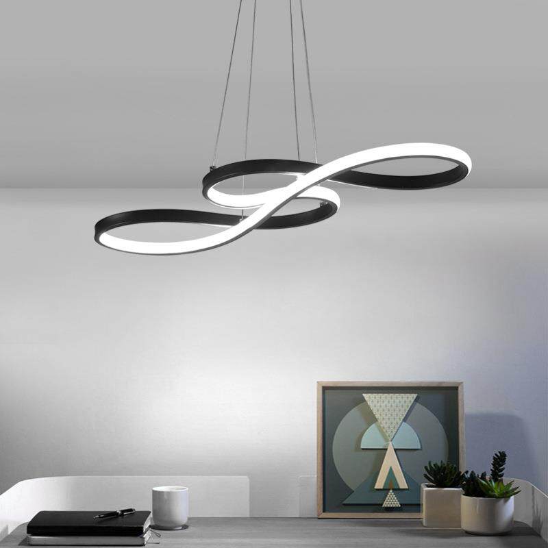 简约现代2021年新款吊灯家用创意几何卧室客厅灯led餐厅灯具合集