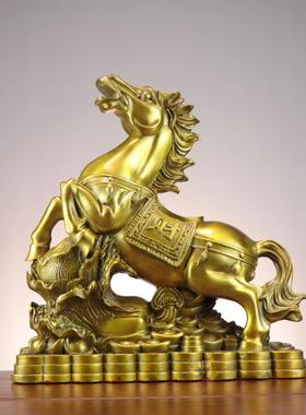 铜马 生肖马 送财马 家居店铺装饰铜马工艺品摆件 立马发财