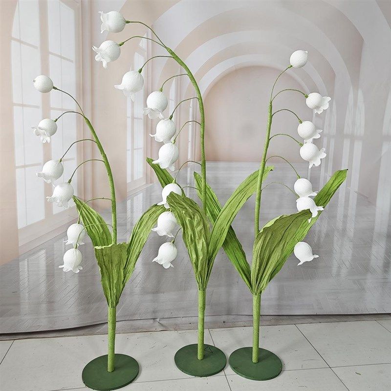 婚礼婚庆路引巨型纸艺花铃兰浅紫布置美陈大型手工花橱窗定制,节庆用品/礼品,婚庆绢花,淘宝优惠券,粉丝福利购,淘宝优惠卷