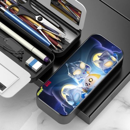 蛋仔派对笔袋卡通双层男生款文具盒小学生多功能大容量女孩铅笔盒