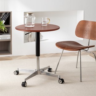 升降金属脚家用办公商用台脚可移动十字脚高度可调咖啡桌脚B04