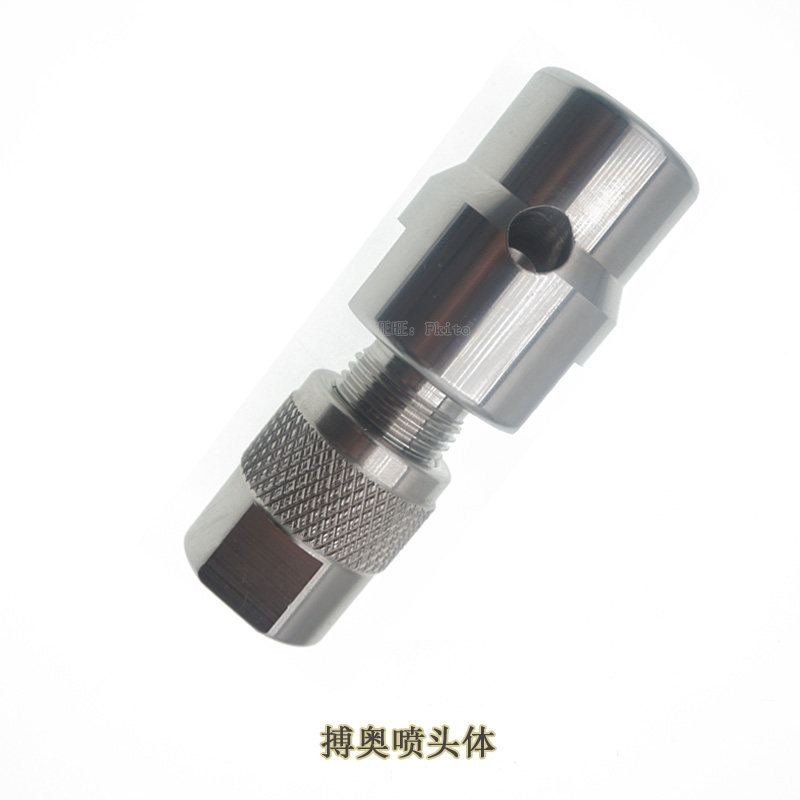 水刀配件搏奥喷头体搏奥威特机喷头体混砂腔宝石 座三轴喷头体