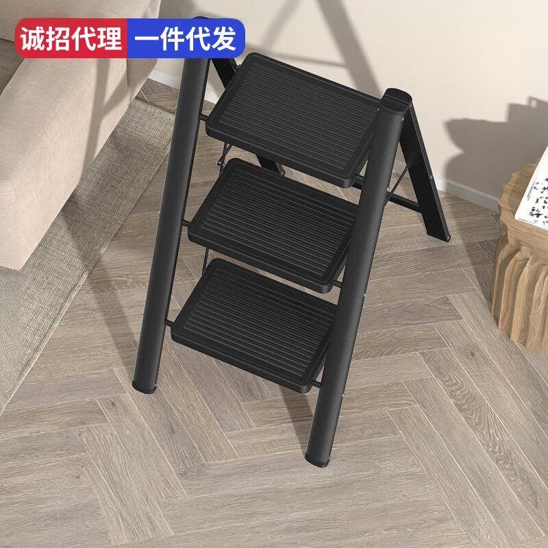 家用梯子加厚折叠梯多功能人字梯室内安全小爬梯可携式伸缩梯凳