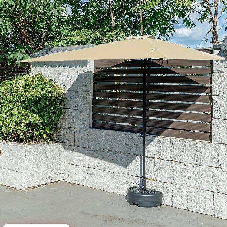 靠墙半边伞户外遮阳中柱伞可升降庭院室外咖啡厅花园长方形侧边伞,鲜花速递/花卉仿真/绿植园艺,割草机/草坪机,淘宝优惠券,粉丝福利购,淘宝优惠卷