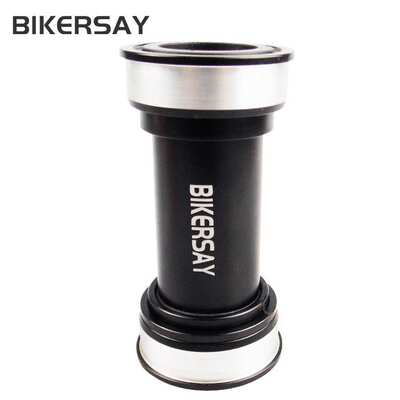BIKERSAY自行车压入式BB中轴BB86一体中空牙盘培林中轴源头工厂