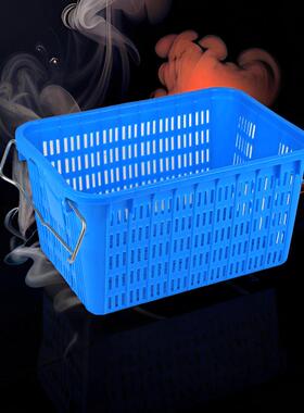 可套塑胶框蓝色加厚塑料周转箩衣物收纳箩筐全新料塑料周转箩