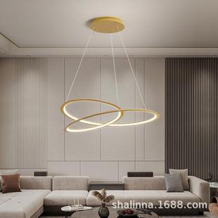 客厅吊灯现代简约大气主灯卧室极简2021年新款 圆形大厅北欧客厅灯