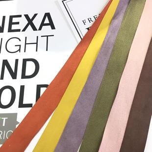 婚庆鲜花哑光棉缎带丝带 礼帽辅料 纯色麂皮绒带 发饰服装