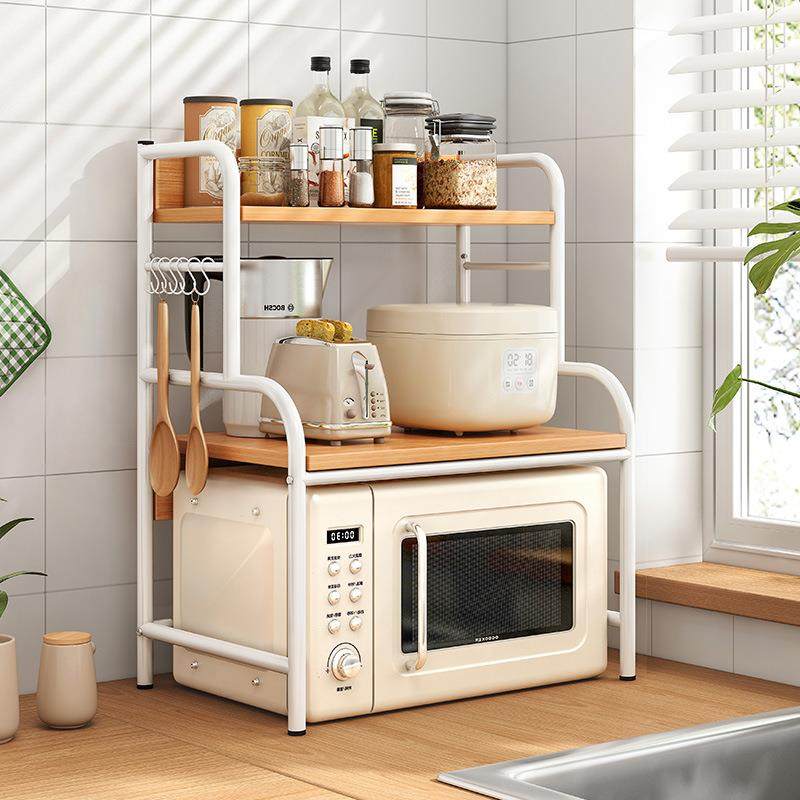 微波炉置物架多功能台面双层调料架子厨房用品家用大全烤箱收纳架,厨房/烹饪用具,抹布架/厨房清洁收纳架,淘宝优惠券,粉丝福利购,淘宝优惠卷