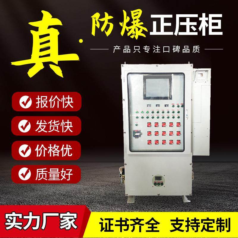防爆正压柜PXK配电照明动力电源检修箱通风散热快软启动plc控制柜