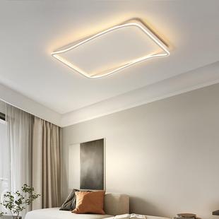 客厅大灯2021年新款 北欧简约现代大气主灯长方形精致led吸顶灯具