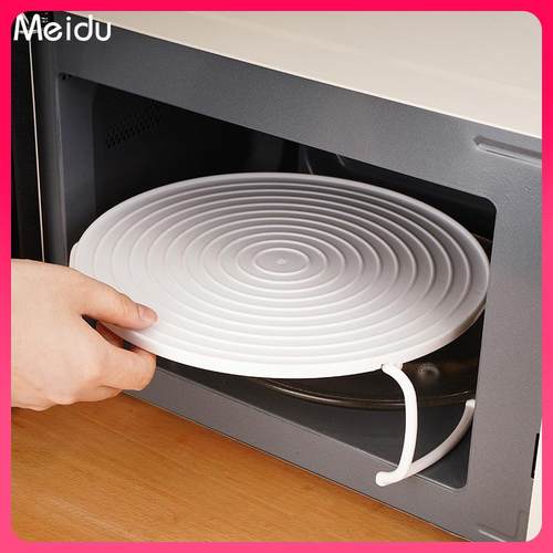 ↫微波炉双层加热架家用多层蒸架支架厨房蒸格加热托盘置物架子