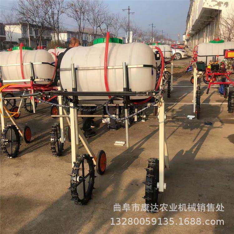 自走式手扶小型打药机汽油款高压喷雾机底盘高度90公分喷雾机
