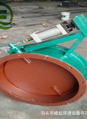 管道冷风阀600型气动推杆通风蝶阀调风门不锈钢风阀除尘蝶阀挡板