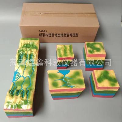 厂家供应 断裂构造及地垒地堑发育模型 34021 初中地理 教学仪器