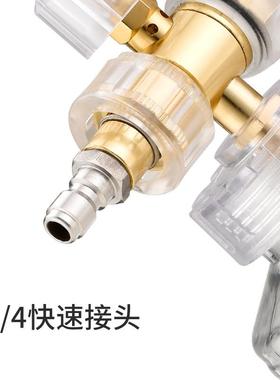 洗车泡沫大嘴喷壶高压洗车机发泡打沫大嘴泡沫pa壶雪花机可供跨境