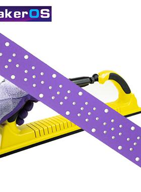 高性能植绒多孔紫色旋风代替砂纸70x400 70x420mm 薄膜陶瓷紫砂