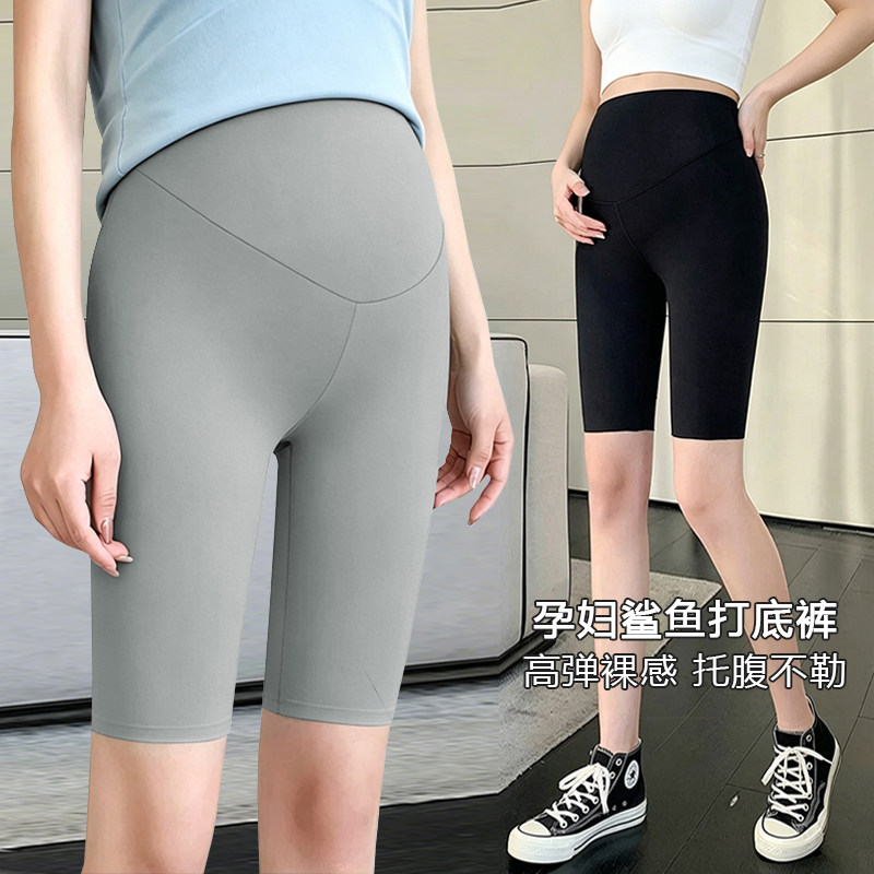 孕妇鲨鱼五分裤夏季薄款图片