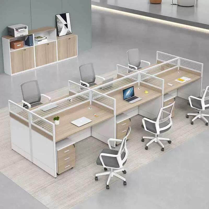 员工办公桌屏风简约现代卡座四六人位办公桌子职员办公室桌椅组合,商业/办公家具,办公电脑桌,淘宝优惠券,粉丝福利购,淘宝优惠卷