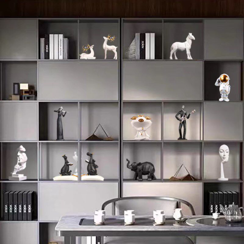 洞洞板创意家居饰品客厅摆件玄关柜家里室内书柜书房抽象装饰品件