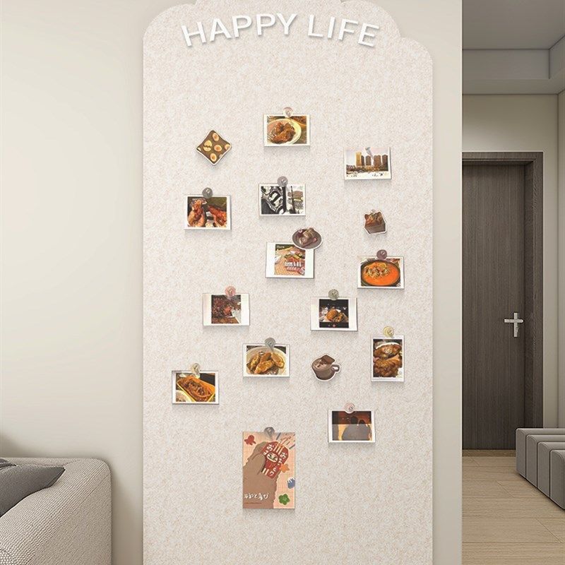 照片墙高级感客厅创意毛毡板墙面装饰背景墙相框组合照片展示墙贴,家居饰品,软装墙贴,淘宝优惠券,粉丝福利购,淘宝优惠卷