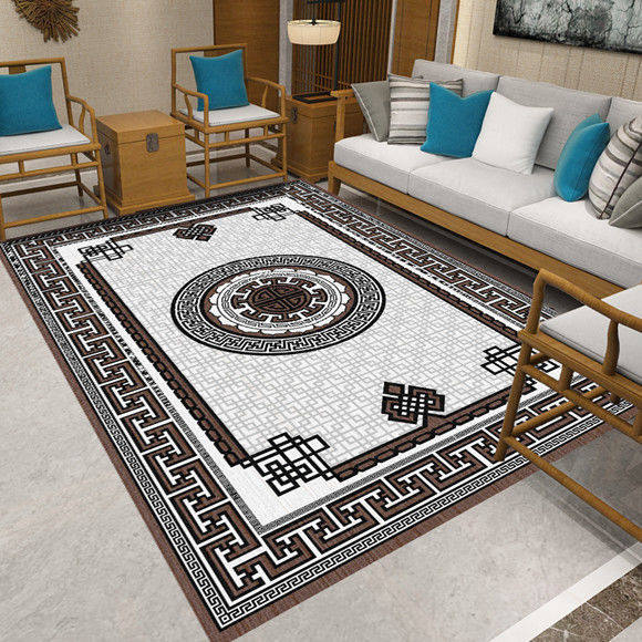 中式客厅茶几地毯房间家用大面积玄关地垫机洗防滑入户门口浴室垫,居家布艺,地毯,淘宝优惠券,粉丝福利购,淘宝优惠卷