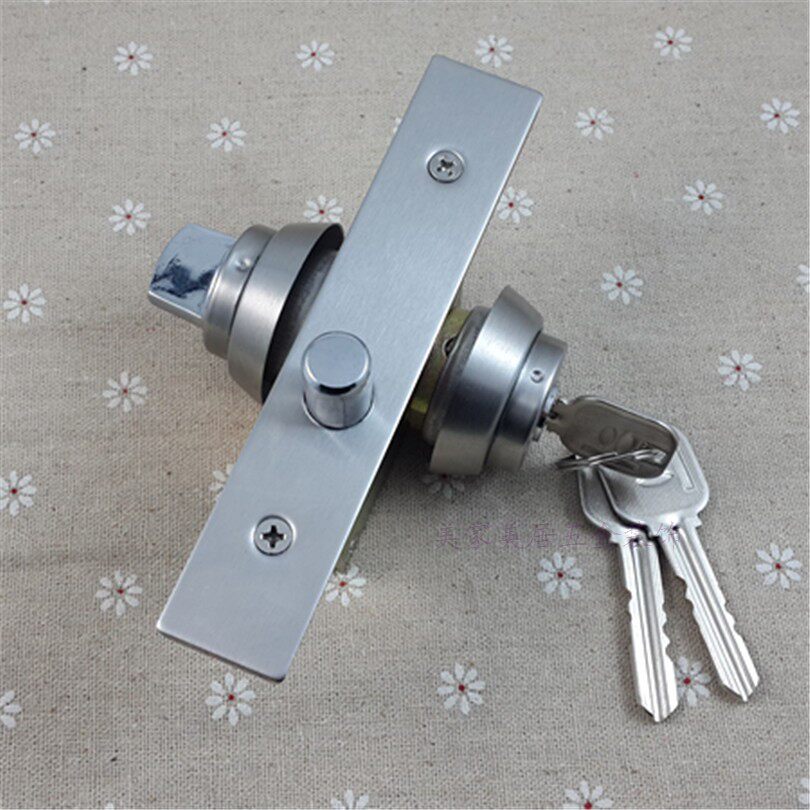 329平头锁 双头地锁 玻璃有框门地锁 不锈钢门地锁 木门地锁圆锁