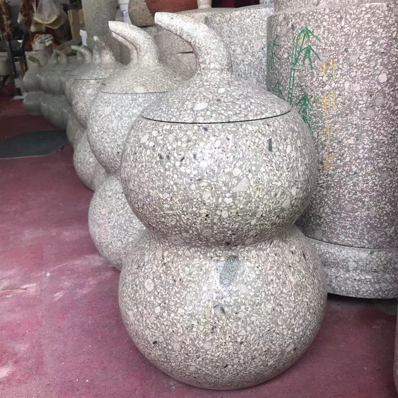 深层麦饭石水桶天然原石头净水饮水机水缸水缸葫芦储水罐净化过滤