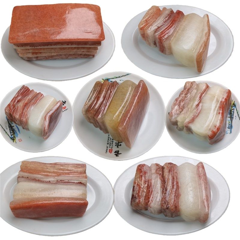 天然肉石腊肉石五花肉石奇石摆件客厅玄关酒柜装饰送礼