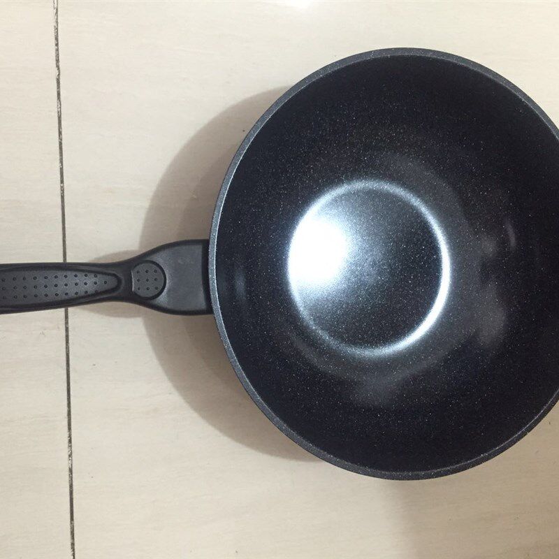 进口韩国制造 尚膳厨32cm炒锅 麦饭石陶瓷云石不粘锅炒锅36cm