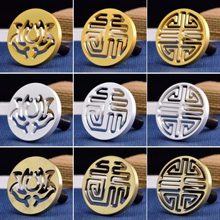 李杜60mm大号铜香篆香拓香印香道用具用品沉香檀香粉打拓灰压香模