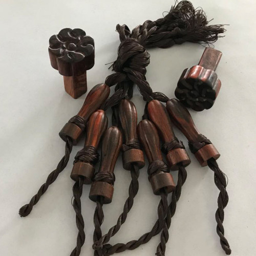 【七韵古琴】新款酸枝古琴琴轸雁足 莲花脚 古琴配件