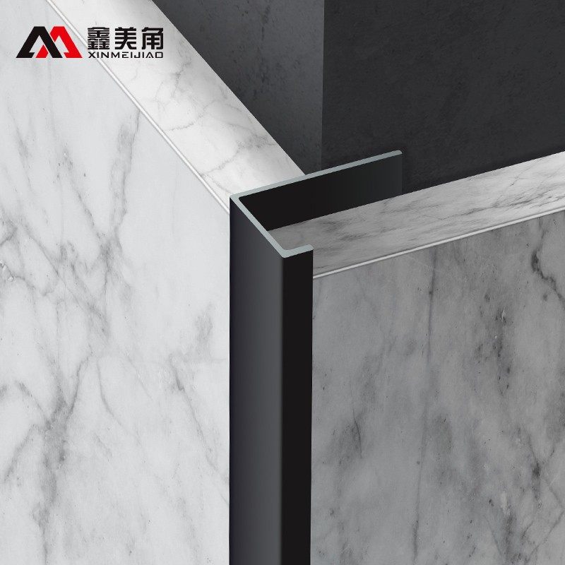 鑫美角铝合金瓷砖收边条地板压条墙角包边条地砖收口条金属装饰条