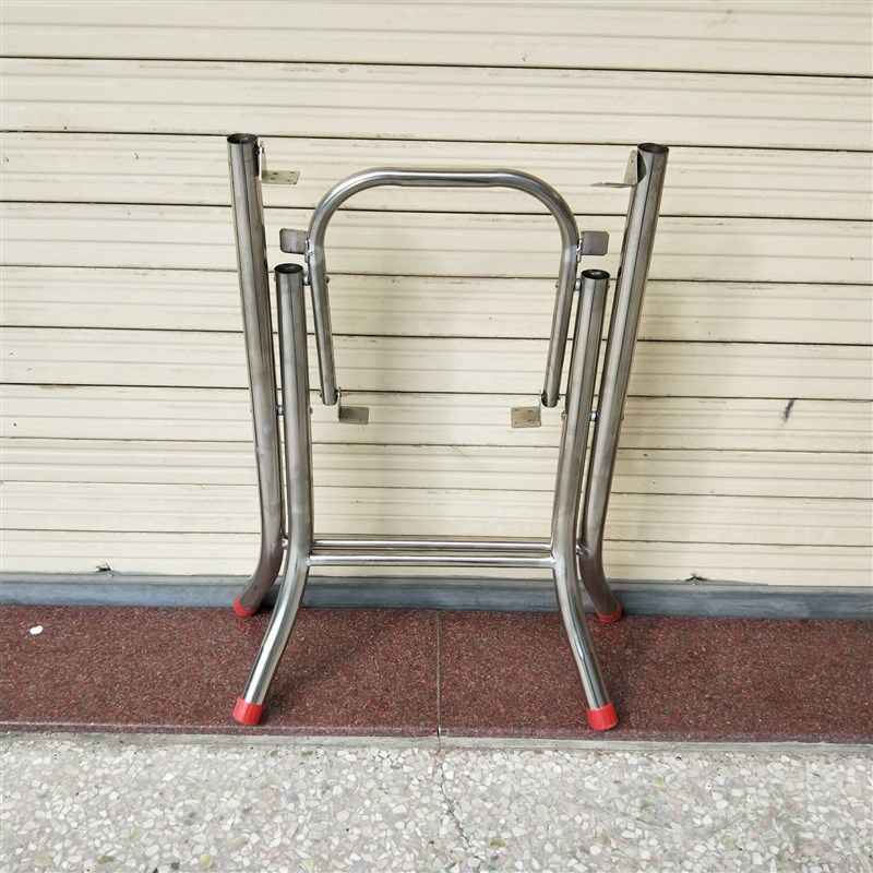 支架脚桌子不锈钢无餐桌架子桌架桌腿铁架201管茶几折叠台