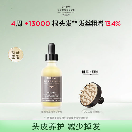 【热销】GrowGorgeous强效增发精华30ml头皮护理营养液效期至27/7