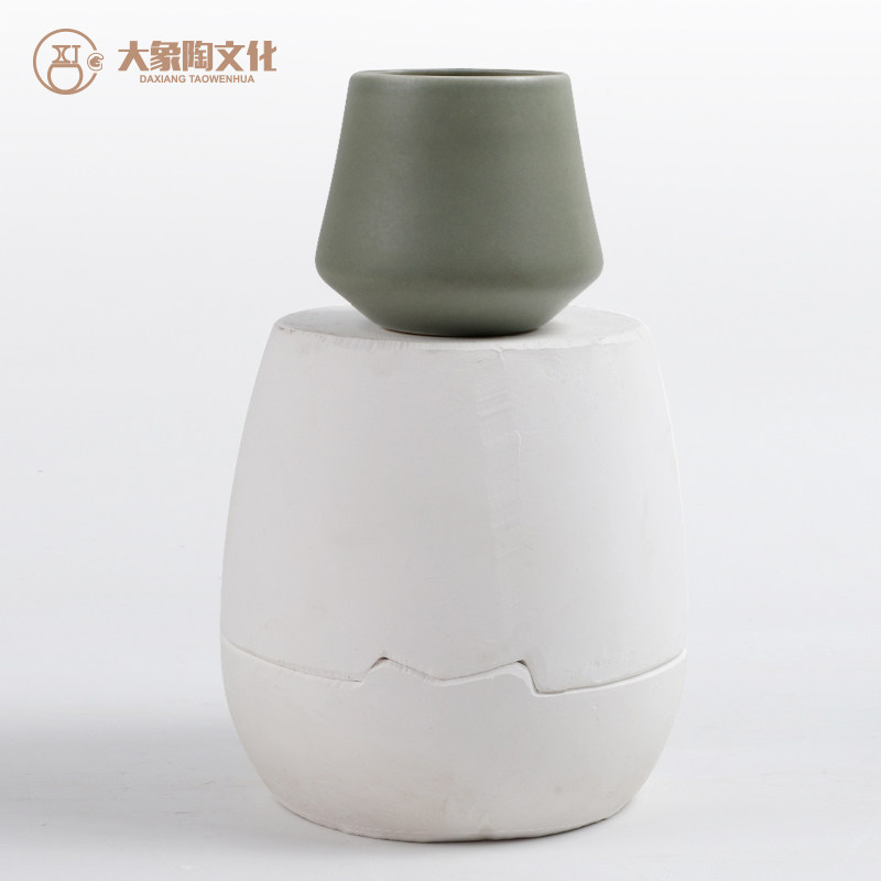 短腰水杯石膏模具 注浆泥浆 陶艺陶瓷手工 定制茶杯茶盏杯子模具
