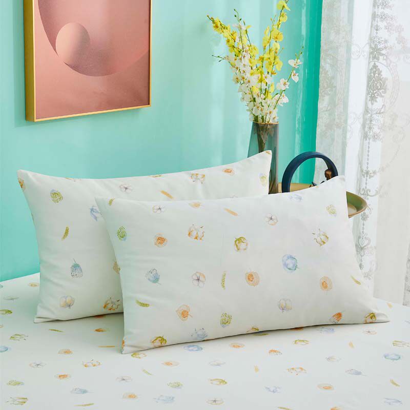 夏季天丝竹纤维凉席枕套单件定制 天丝竹纤维单双人48x74cm枕头套