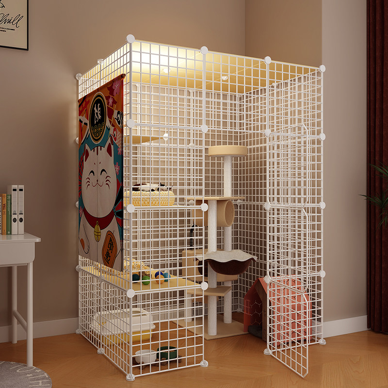 猫笼子超大别墅家用自由空间室内猫舍大号猫咪猫窝带厕所宠物围栏,宠物/宠物食品及用品,猫笼子/猫别墅,淘宝优惠券,粉丝福利购,淘宝优惠卷