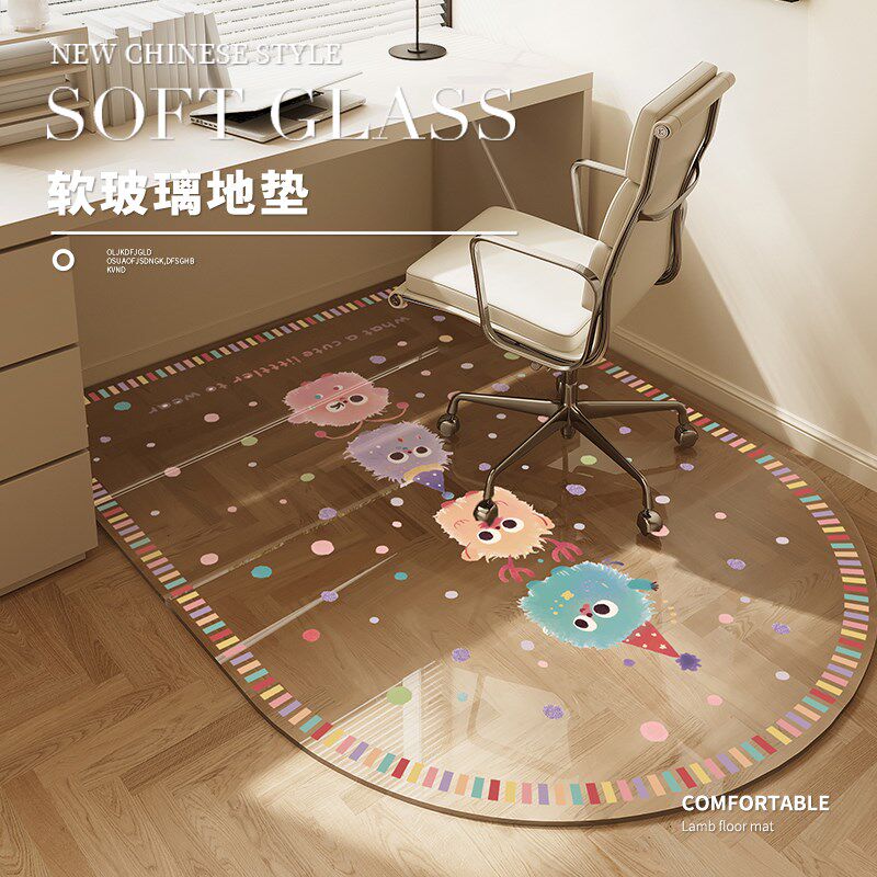 透明软玻璃转椅地垫pvc儿童学习椅地毯书房书桌下防滑电脑椅垫子,居家布艺,转椅地垫,淘宝优惠券,粉丝福利购,淘宝优惠卷
