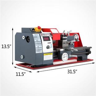 台式 普通金属车床8×16英寸多功能车床玉石木材车削车间机床