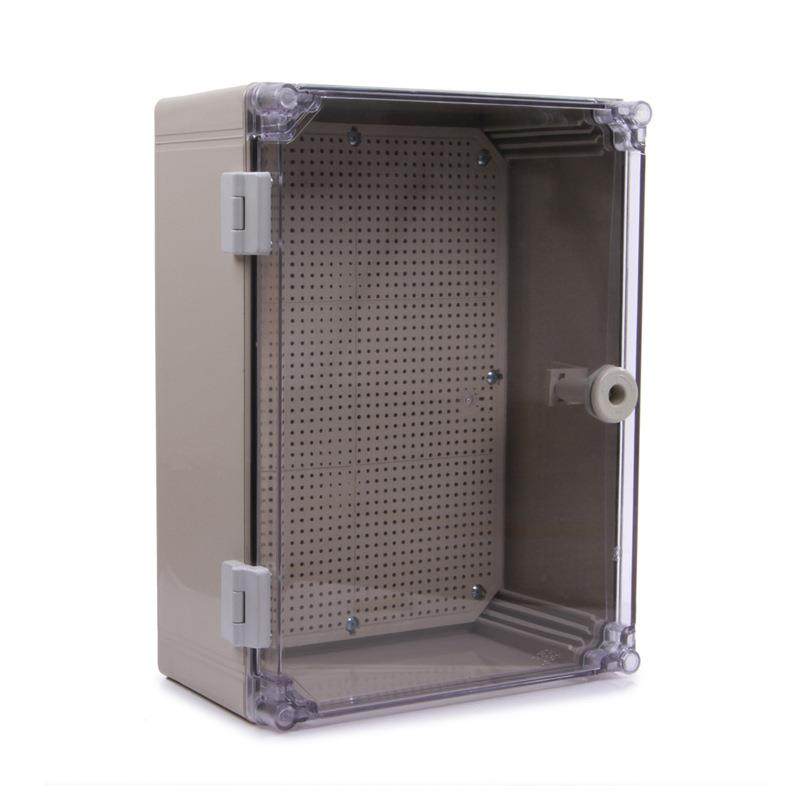 带锁透明塑料防水箱 户外监控箱 LY-AT-302016 300*200*160