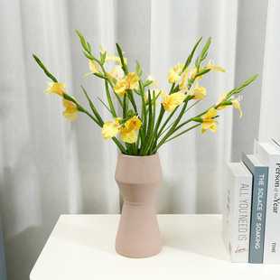 小枝剑兰仿真花 客厅摆件家居装饰摄影道具婚庆捧花 假花