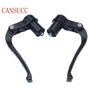 CANSUCC 适用TT把公路计时赛死飞牛角折叠车TT把刹把铝公路车