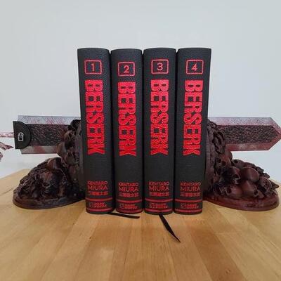 独立站款狂暴书挡屠龙者雕像树脂工艺品摆件家居花园园林书房摆件